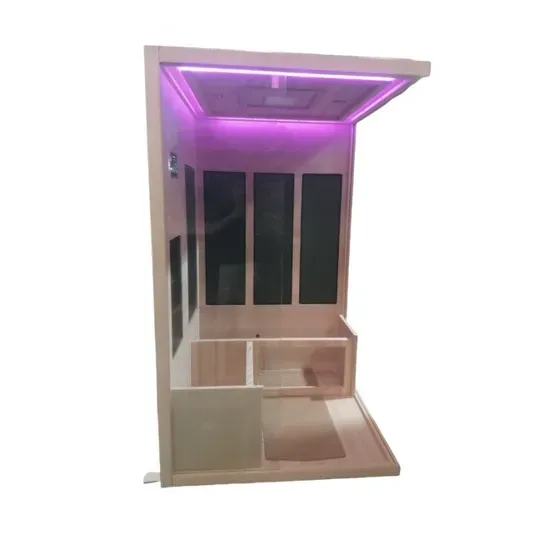Indoor Far-Infrared Sauna 2-3 Persons Hemlock Wood