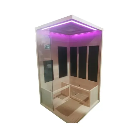 Indoor Far-Infrared Sauna 2-3 Persons Hemlock Wood