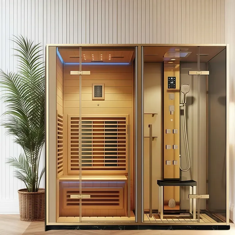 3-in-1 Multifunctional Sauna Shower Cabin
