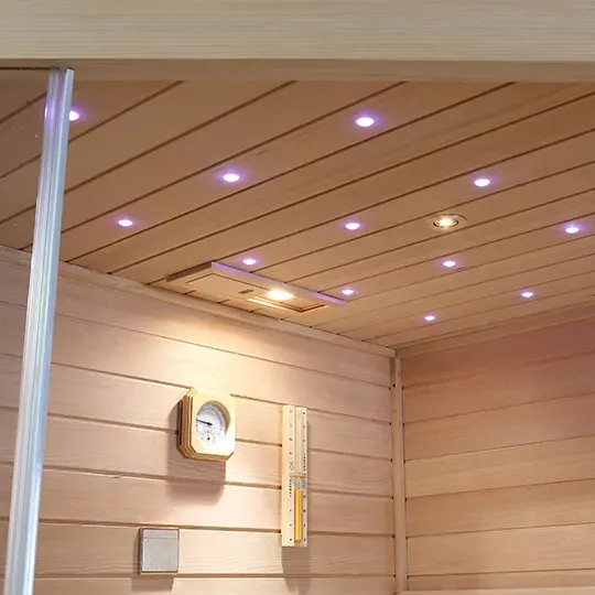 Indoor Far-Infrared Sauna 2-3 Persons Hemlock Wood