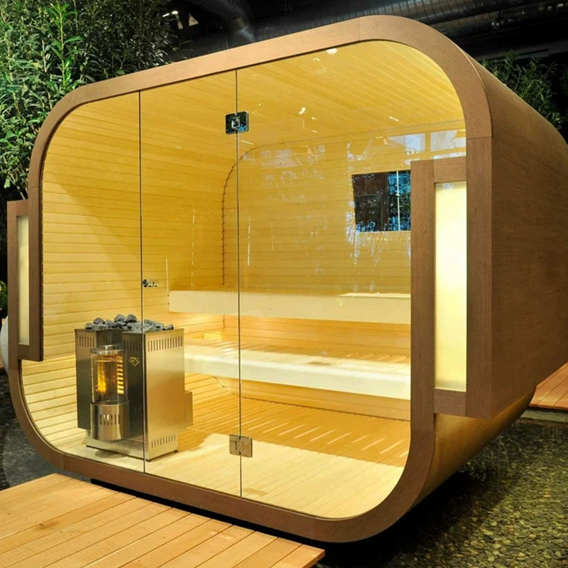 Waterproof Iron Cedar Outdoor  Door Steaming Room